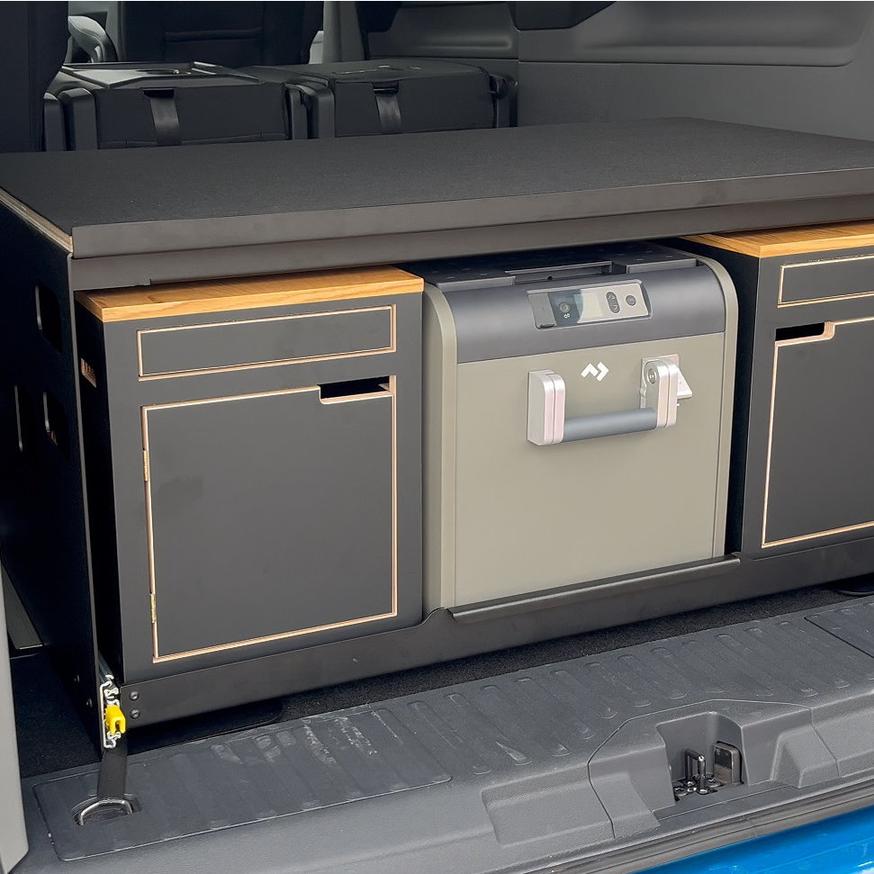 Camping layout for SUV